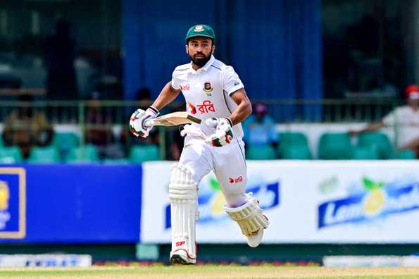 Shadman Islam, Bangladesh's top scorer on day one.