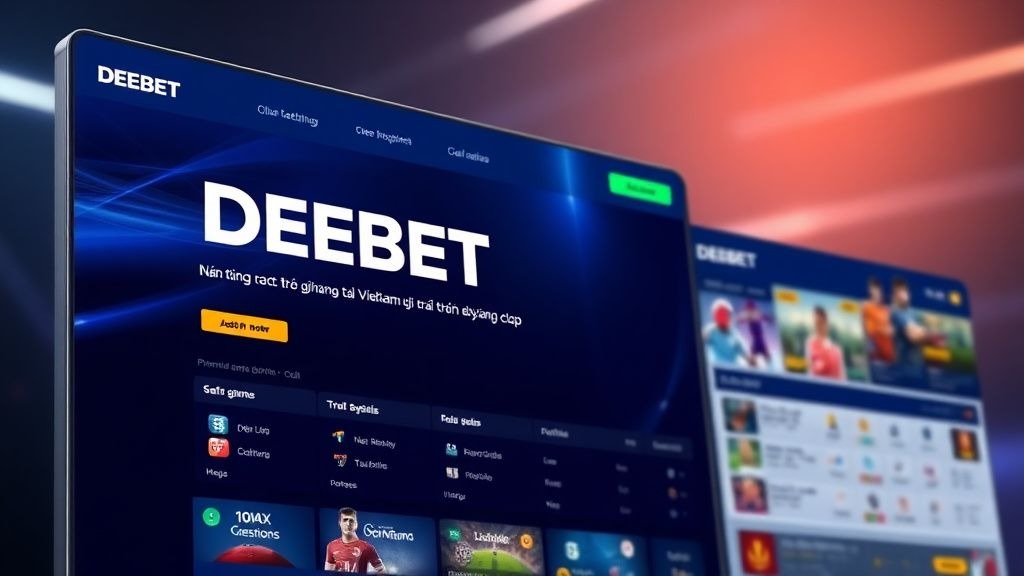 DEBET - Nền tảng cá cược trực tuyến hàng đầu tại Việt Nam với trải nghiệm đẳng cấp