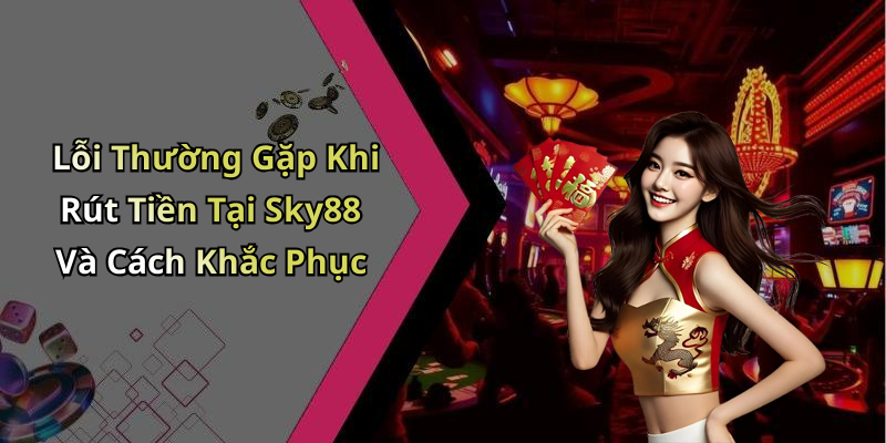 Lỗi Thường Gặp Khi Rút Tiền Tại Sky88 Và Cách Khắc Phục